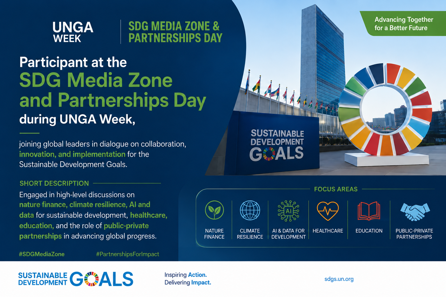 SDG Media Zone & Partnerships Day